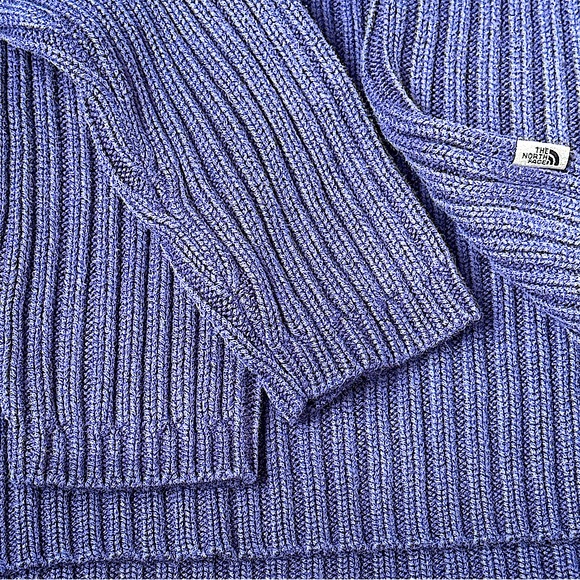 The North Face Men’s Navy Blue Color 55% Acrylic 45% Cotton Chunky Large Sweater - Picture 11 of 15